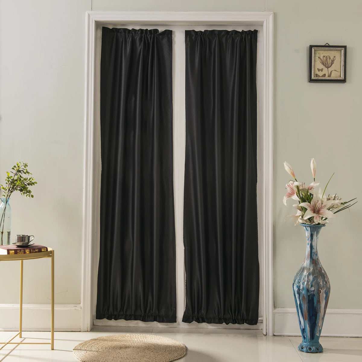 rideau moderne rayures horizontales opacité beige ruban serrage salon chambre