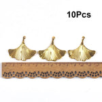connecteurs métal doré feuilles branches décoration artisanale scrapbooking bijouterie 21 78mm