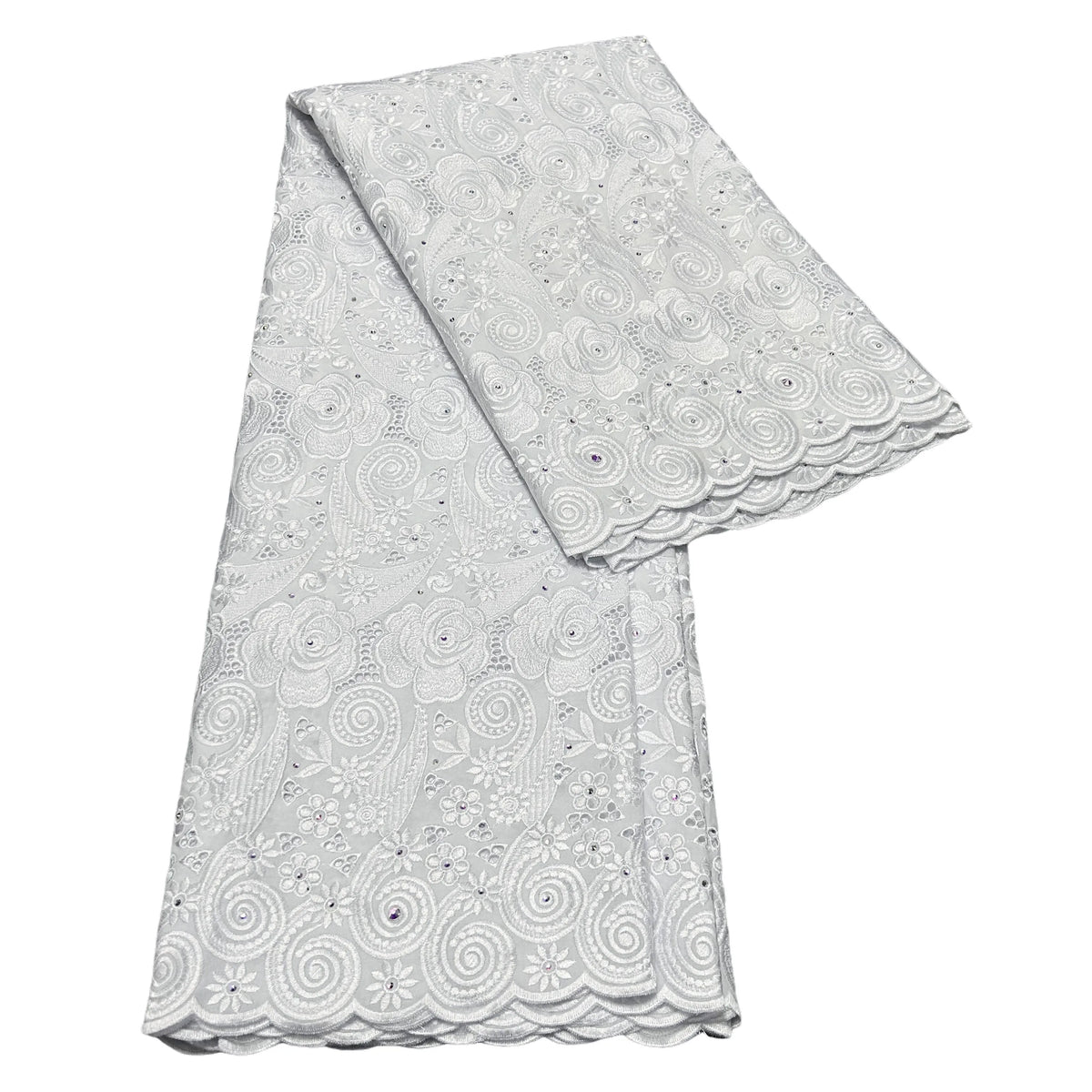 tissu brodé noir doré strass occasion party voile coton largeur 51 52 inches dentelle