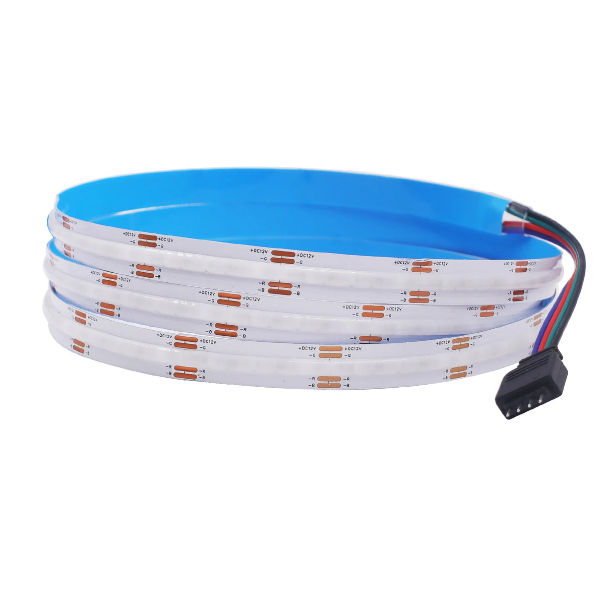 ruban led flexible rgb blanc bleu vert rouge moderne plat adhésif connecteur tape