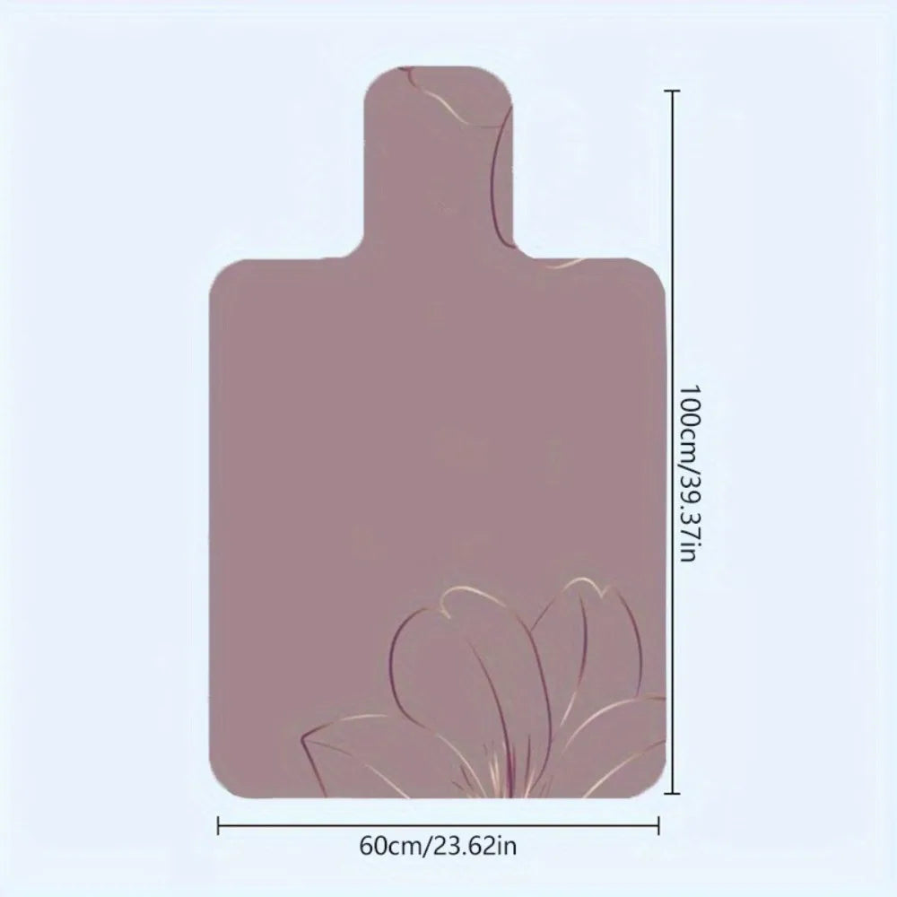 tapis yoga bleu marbré moderne minimaliste naturel doré noir blanc rose
