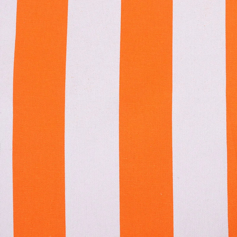 tissu toile rayures orange rouge bleu moderne serviettes table résistant abrasi