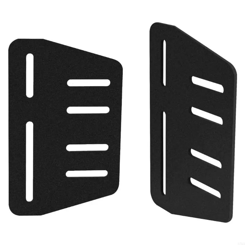 supports tête lit noir métal texturé aspect mat industriels vis boulons minimalistes fixations métalliques