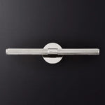 applique murale moderne dorée texturée fixée mur 46cm longueur deux sources lumineuses led chambre