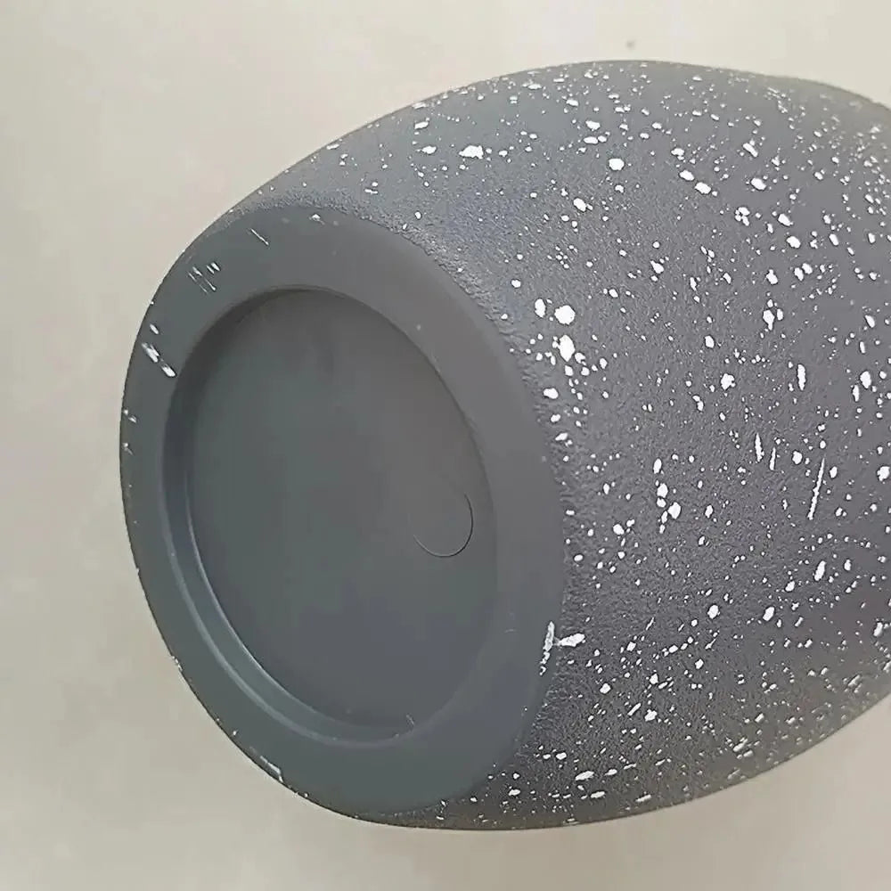 pots fleurs plastique effet terrazzo noir gris blanc modernes plantes vertesextérieur