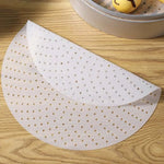 grille cuisson perforée moderne blanc réutilisable haute température 25cm 38cm
