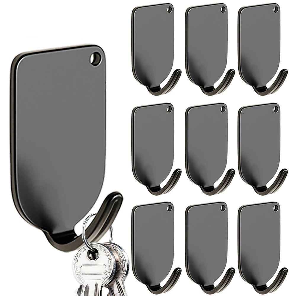 porte clés magnétique adhésif moderne noir blanc mat