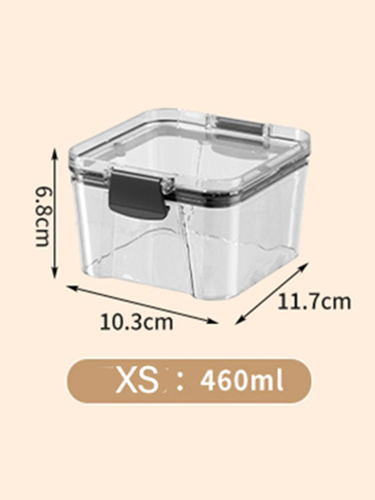 ensemble boîtes rangement alimentaires transparentes hermétiques poignées clips cuisine moderne