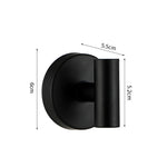 porte serviette moderne porte clés mural succion cup acier inoxydable noir blanc doré minimaliste