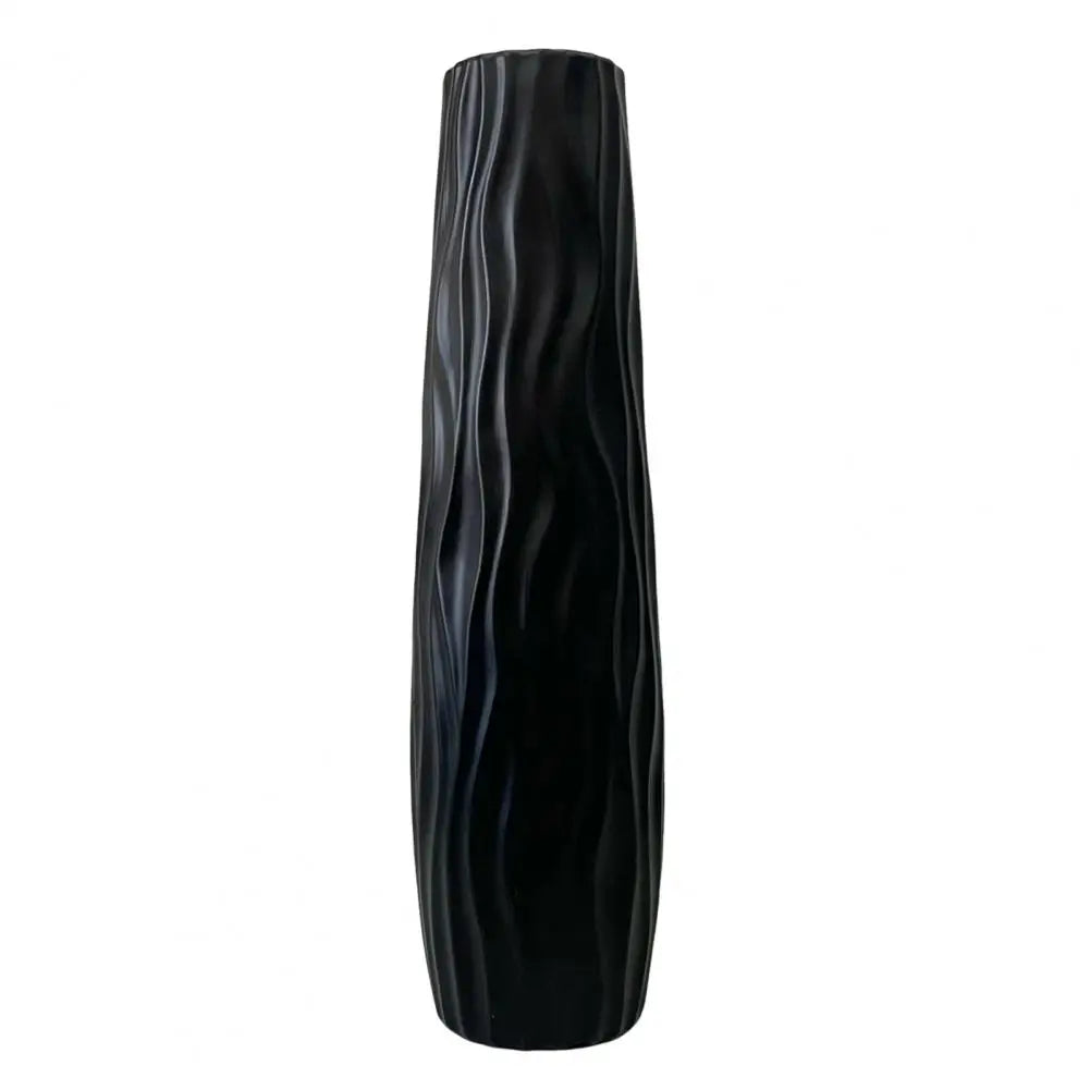 vase moderne blanc noir gris ondulations texturées fleurs dahlias décoration intérieure haute qualité
