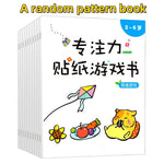 livre activités stickers multicolores animaux fruits dessin animé adhésifs éducatifs créatifs enfants jouetsscrição titles