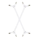 support drap lit noir blanc rayures horizontales perméable l'air fixations clips antidérapantes modernes variés