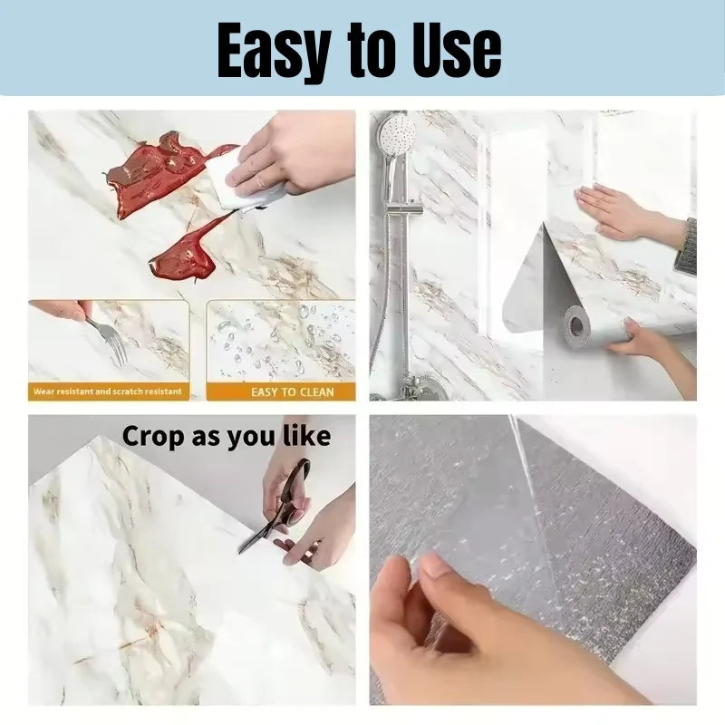 papier peint auto adhésif marbre moderne imperméable 10m 5m 3m