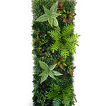 panneau végétal mural plante artificielle herbe décorative jardin extérieur moderne vert rouge blanc