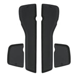 protège pieds voiture moderne noir rayures diagonales intérieur auto protection voiture gel silice