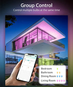 ampoules led intelligentes e14 rgb wifi zigbee blanc multicolore forme bougie moderne minimaliste