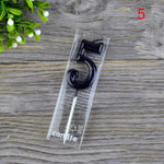 bougies numériques anniversaire noires décoration gâteau moderne adhésif