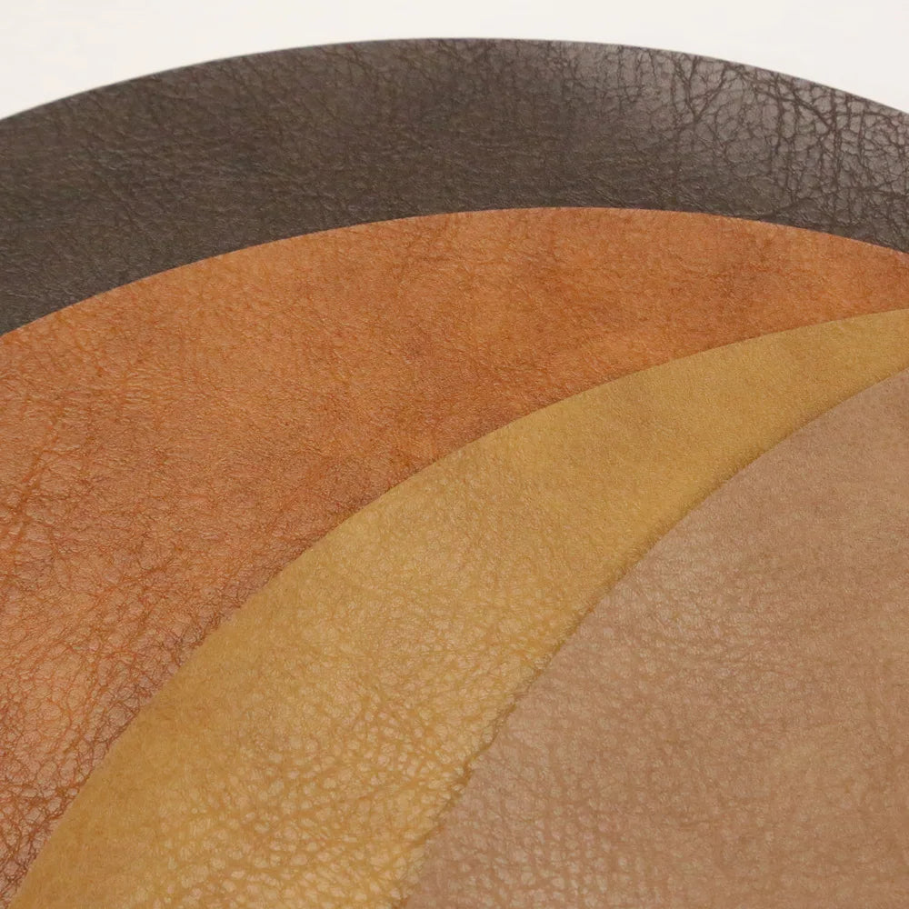 serviettes table modernes simili cuir marron clair marron foncé beige clair gris clair respectueux