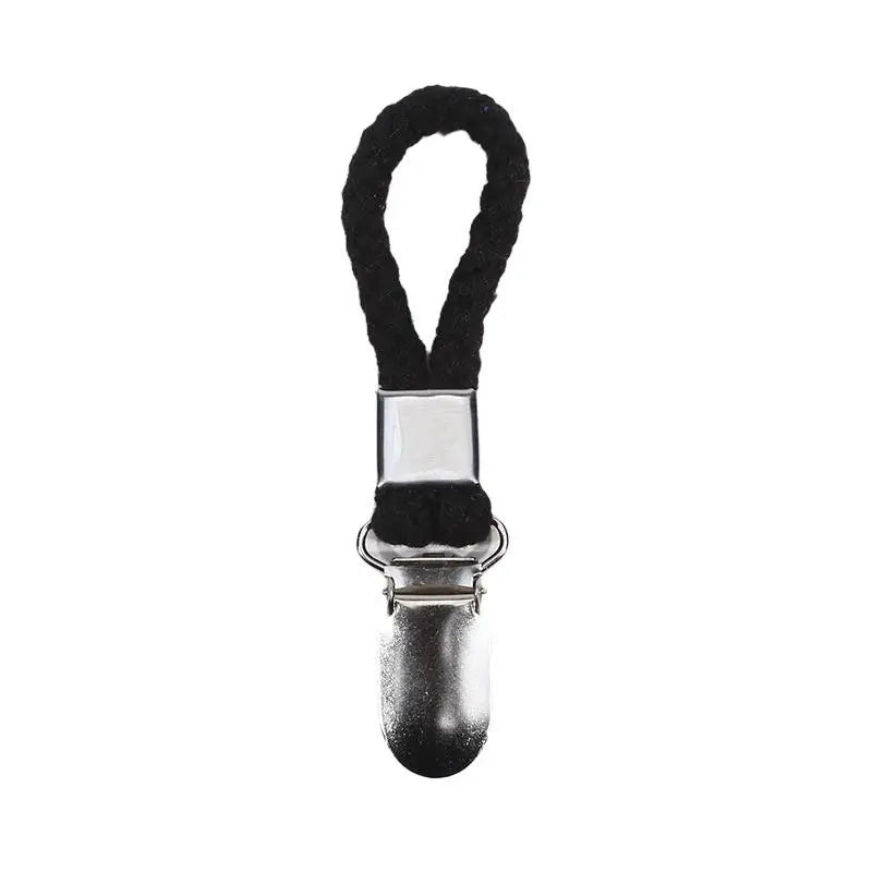 pinces serviettes corde tressée moderne couleur beige noir blanc rouge vert clips magnétiques salle