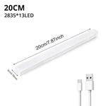 lampe led rectangle adhésive rechargeable blanc moderne détecteur mouvement allume urgence chambre cuisine 10cm