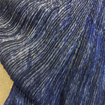 ruban plissé brillant polyester moderne élégant bleu gris rose violet blanc
