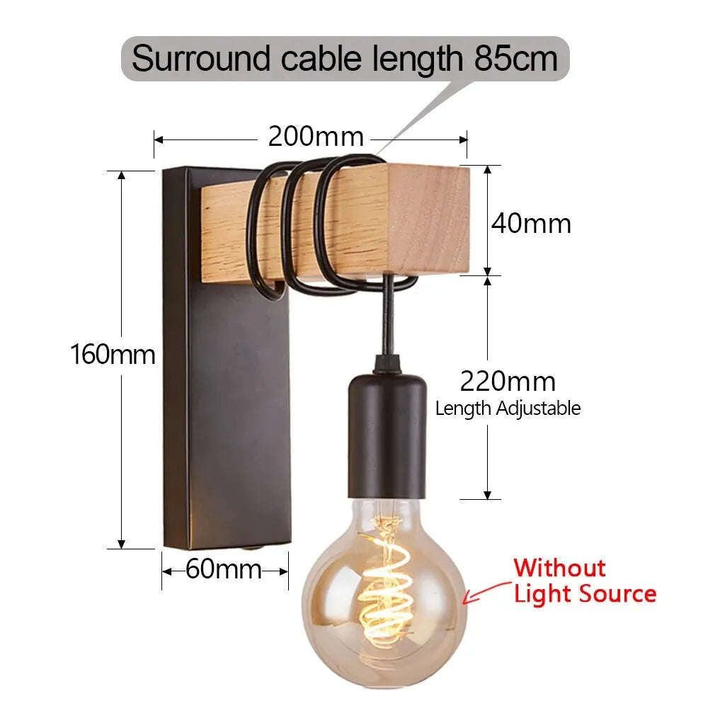 Détail de la douille E27 et du design rétro de la lampe