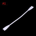 câble électrique blanc moderne 24v t4 t5 t8 led 100cm 50cm 20cm connecteurs eyelets