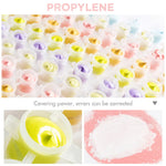 peinture numéros diy fleurs bleues vertes toile cadre bois simple facile nouveau peintre decor