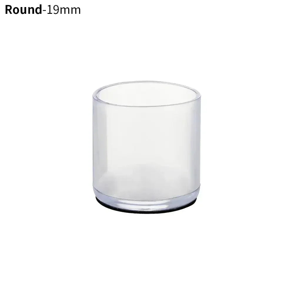 cache pieds chaise transparent adhésif moderne 16mm 19mm 22mm 25mm 30mm