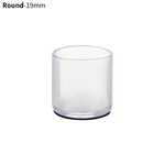 cache pieds chaise transparent adhésif moderne 16mm 19mm 22mm 25mm 30mm