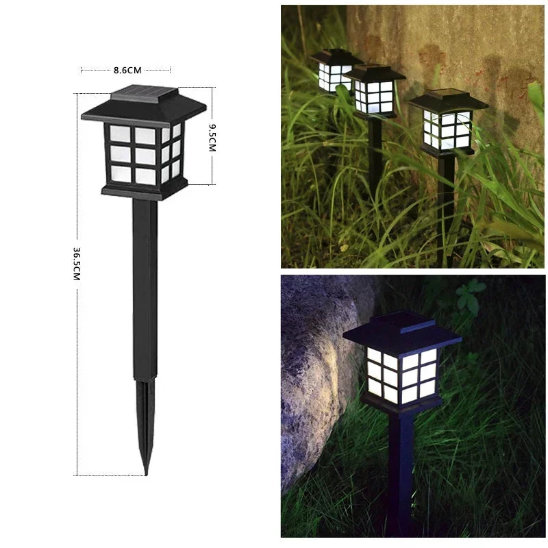 lampions solaires extérieurs noirs ip65 led rechargeables panneau solaire ab grille moderne