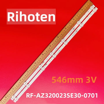 barres lumineuses led blanc rouge surface lisse industrielle technique 546mm 3v