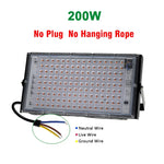 lampe led culture vegetale noire 100w 200w 300w 50w ip65 waterproof moderne tringle