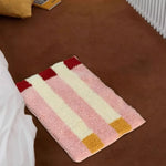 tapis moderne coloré géométrique imperméable antidérapant polyester living room front door mats