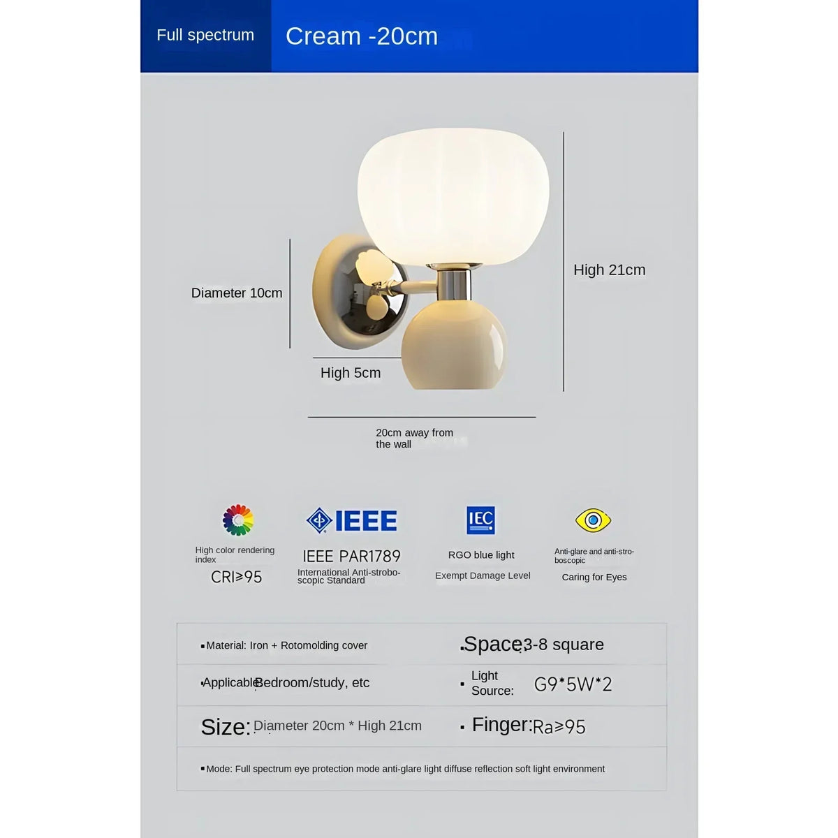 applique murale moderne led blanc fixée vis rond matintérieur chambre salon