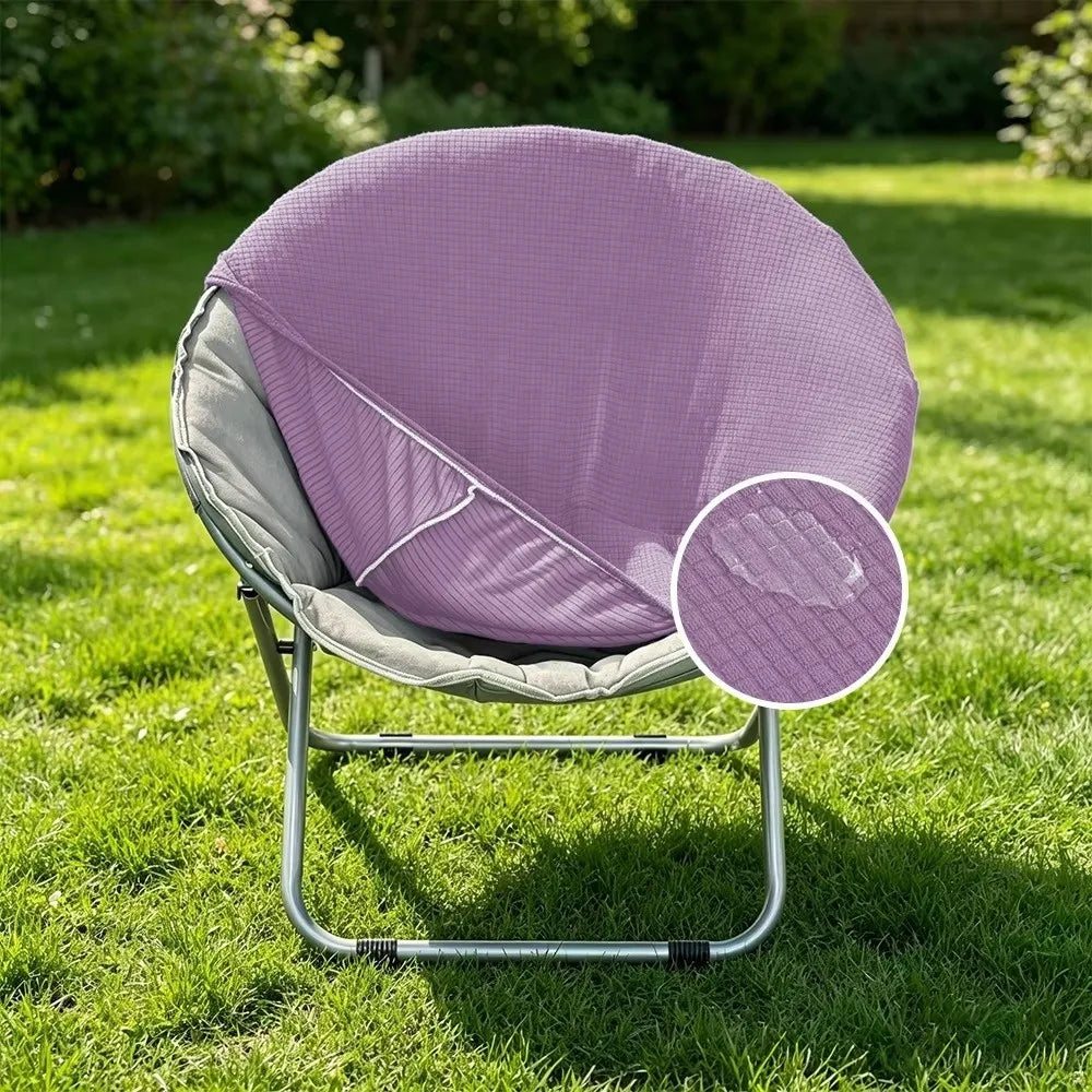housse chaise pliante bleu rouge verte moderne tissu carreaux protection extérieure tringles polyester elasthanne
