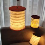 lampe poser multicolore imprimé floral moderne chaîne bois led rechargeable chambre étude