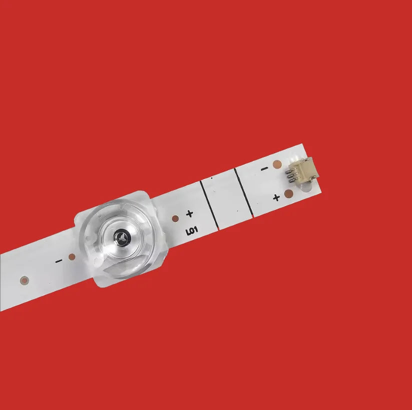 barre lumineuse led blanc rouge industrielle leds connecteurs électriques transparentes écran télévision technique
