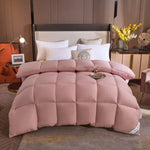 Couette d'hiver matelassée duvet d'oie bourgogne
