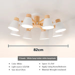 lampe suspendue conique bois blanc moderne scandinave ampoules e27 ajustable suction chambre salonhôtel restaurant