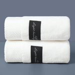 serviettes coton absorbantes rayées moderne orange blanc gris clips toilette durable qualité
