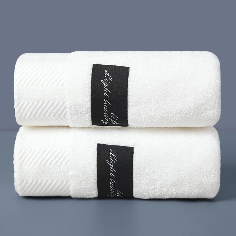 serviettes coton absorbantes rayées moderne orange blanc gris clips toilette durable qualité