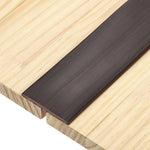 bande transition sol PVC 1m large 5cm adhésive moderne lisse bois gravé beige brun
