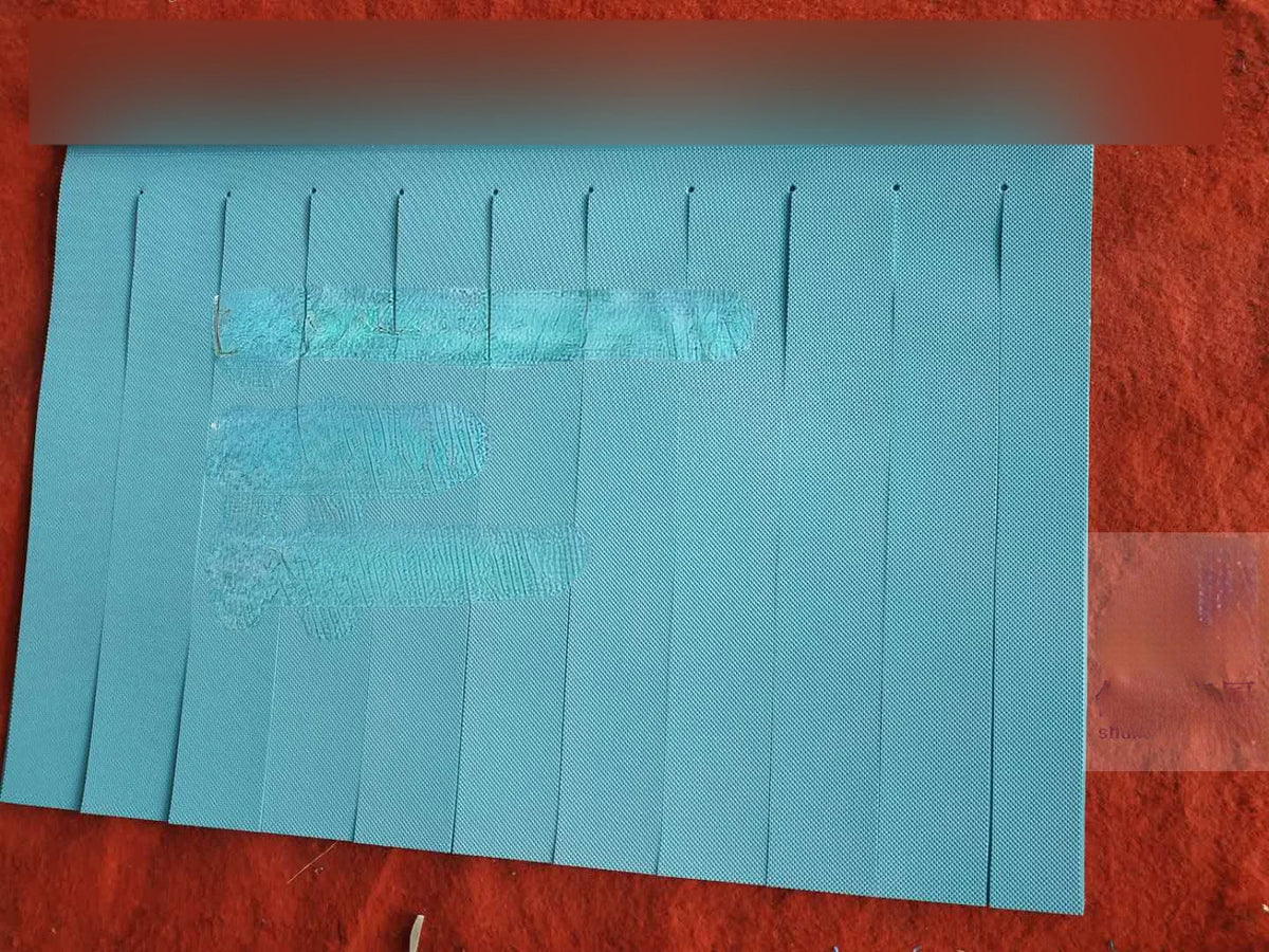 rideau protection lave vaisselle bleu rayures horizontales moderne anti éclaboussures transparent opacité.gca