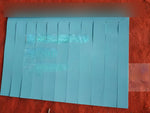 rideau protection lave vaisselle bleu rayures horizontales moderne anti éclaboussures transparent opacité.gca