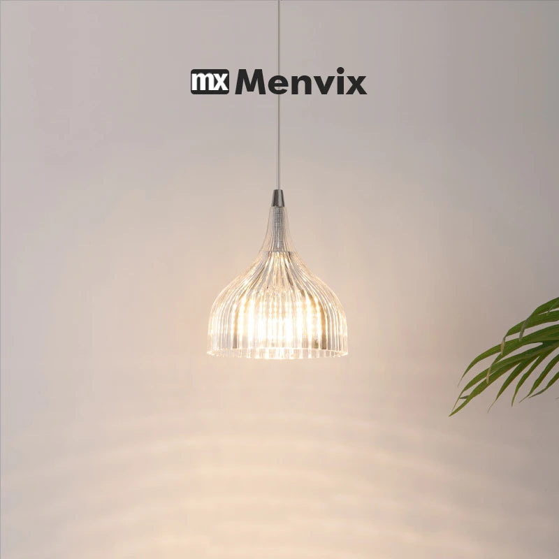 suspension lumineuse moderne plissée jaune blanc argenté câble métallique salon restaurant chambre principale