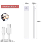 lampe led rechargeable usb mouvement trois couleurs blanc naturel chaud moderne