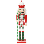 figurine noel soldat rouge vert classique cane sucre motifs floraux noel saint valentin anniversaire
