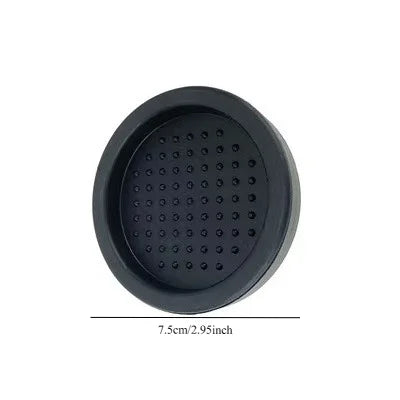 tapis antidérapant silicone tampon noir trou circulaire support moderne adhésif durable économique