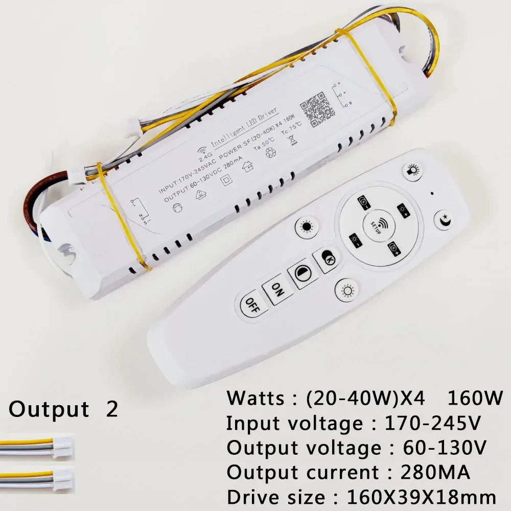 contrôleur led intelligent télécommande câbles signalisation entrée led 1050v moderne blanc